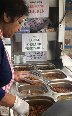 Kimi's Authentic Organic Curries at St. Briavels Produce Market